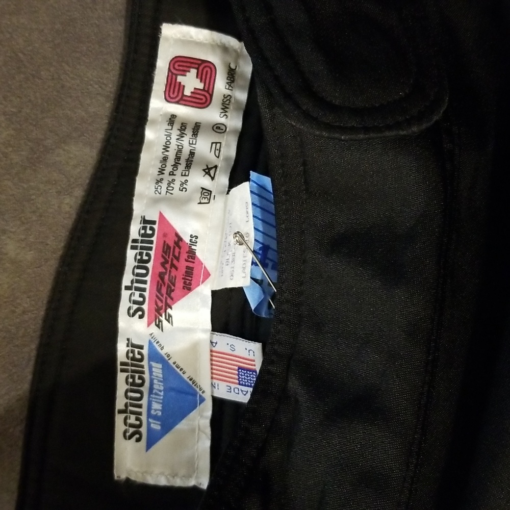 Schoeller of Switzerland black vintage pants size 10 - Picture 6 of 11